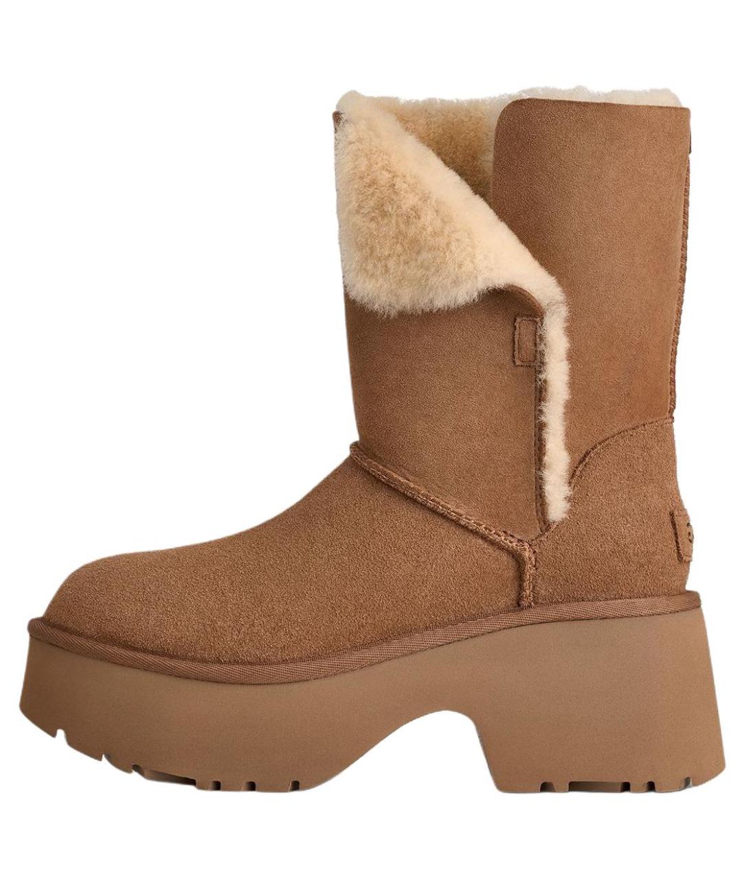 UGG AUSTRALIA Коричневые замшевые ботинки, фото 7