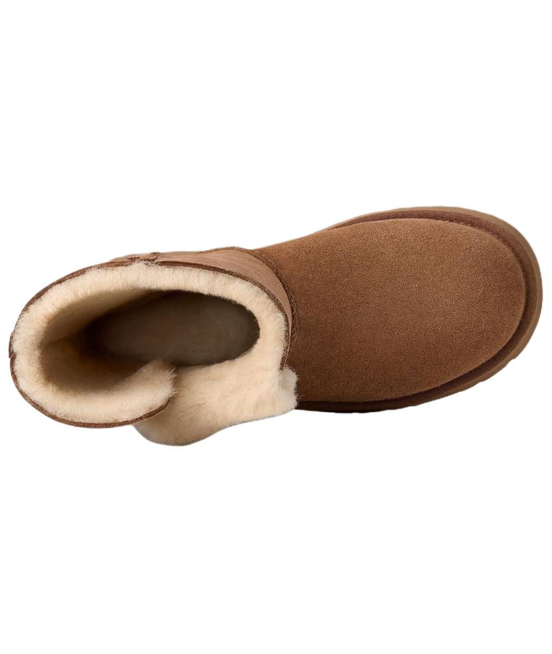 UGG AUSTRALIA Коричневые замшевые ботинки, фото 5