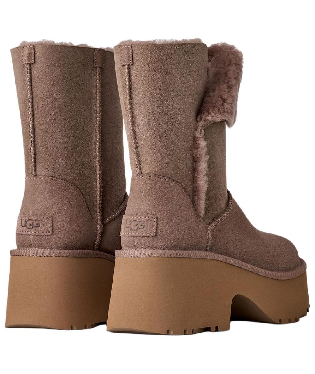 UGG AUSTRALIA Антрацитовые замшевые ботинки, фото 4