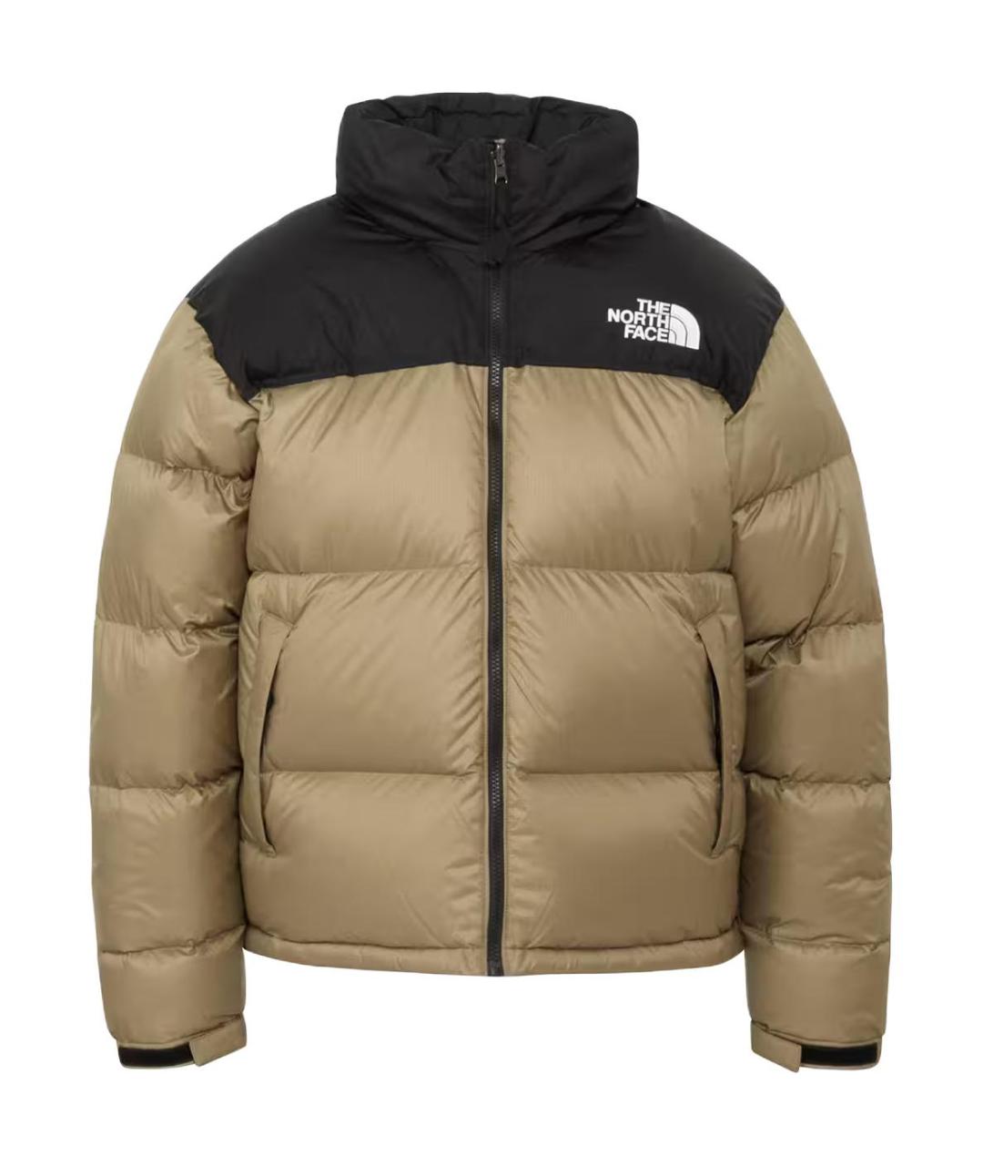 THE NORTH FACE Хаки полиамидовый пуховик, фото 2