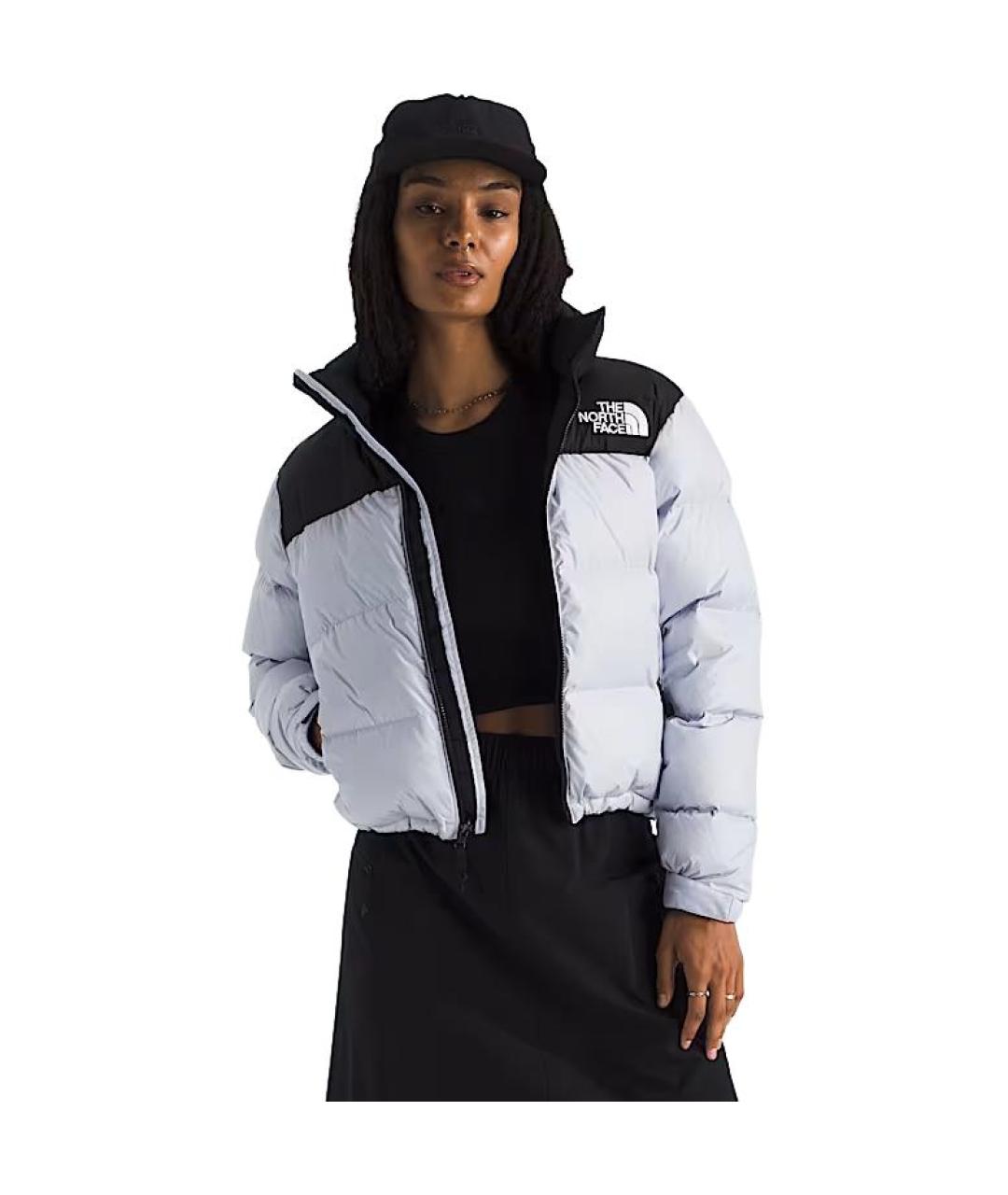 THE NORTH FACE Белый полиамидовый пуховик, фото 2