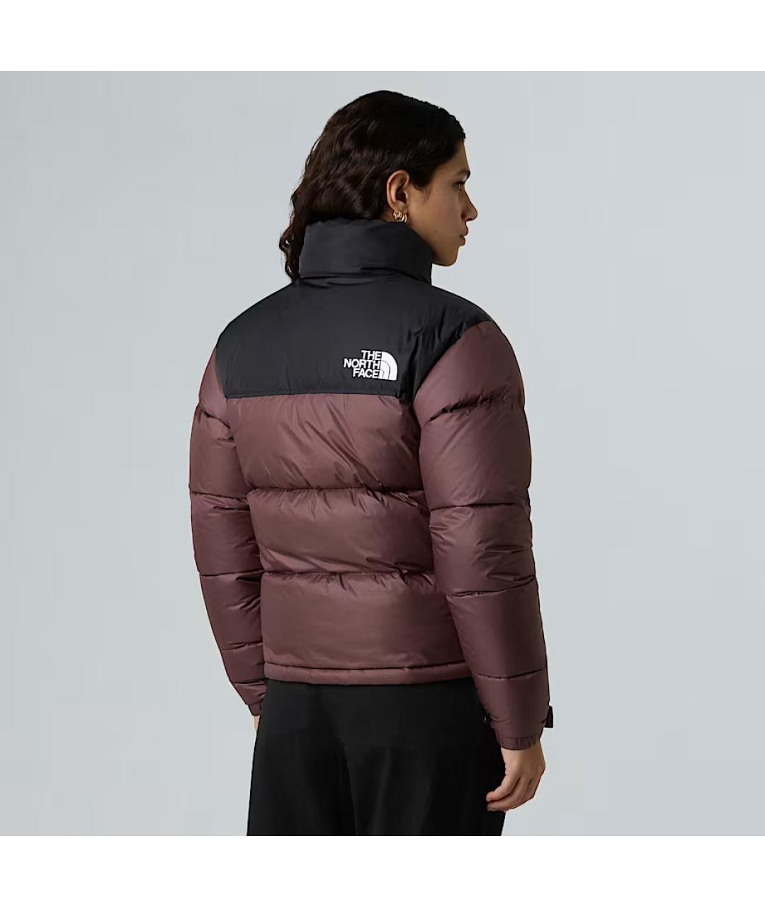 THE NORTH FACE Бордовый полиамидовый пуховик, фото 5