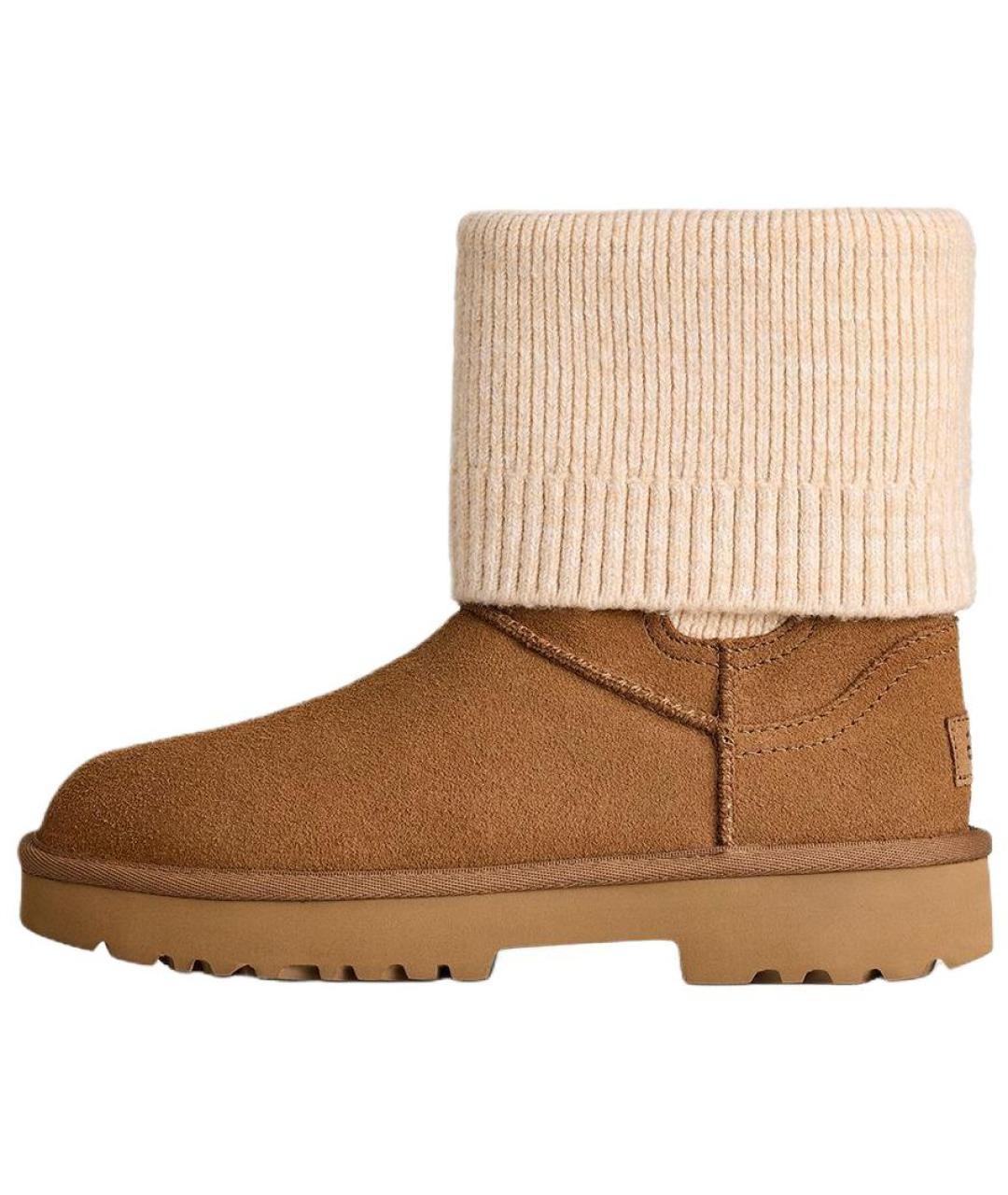 UGG AUSTRALIA Коричневые замшевые ботинки, фото 6