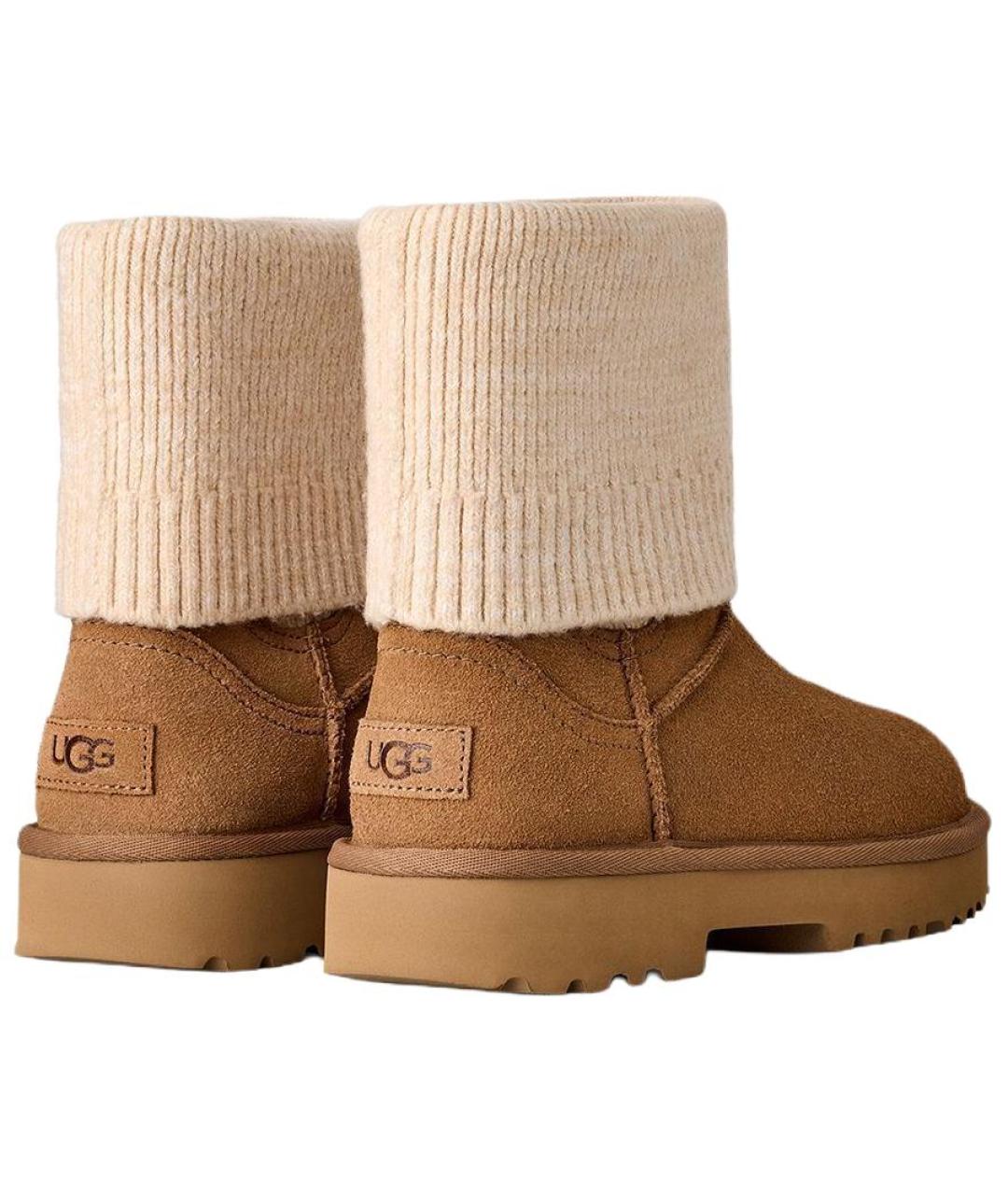 UGG AUSTRALIA Коричневые замшевые ботинки, фото 3
