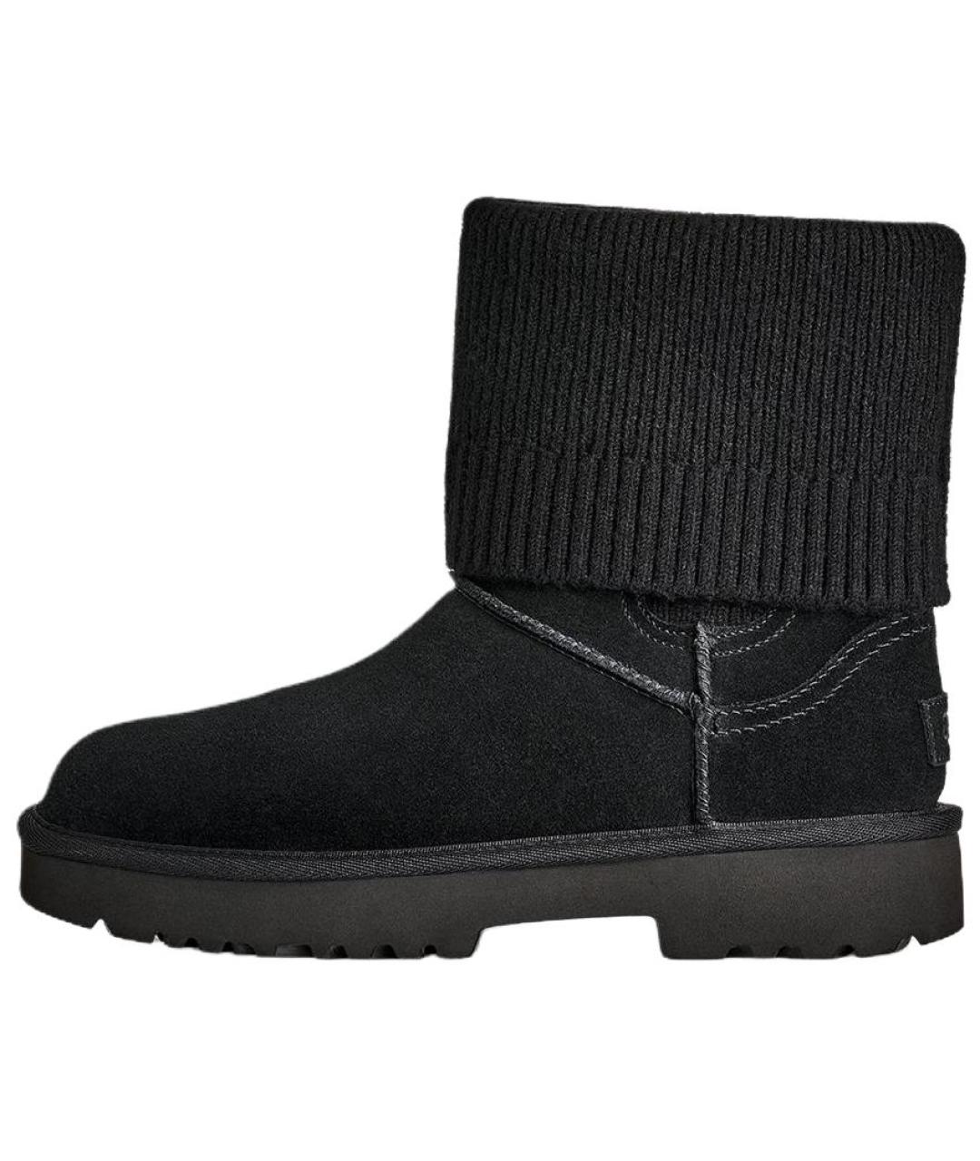 UGG AUSTRALIA Черные замшевые ботинки, фото 7