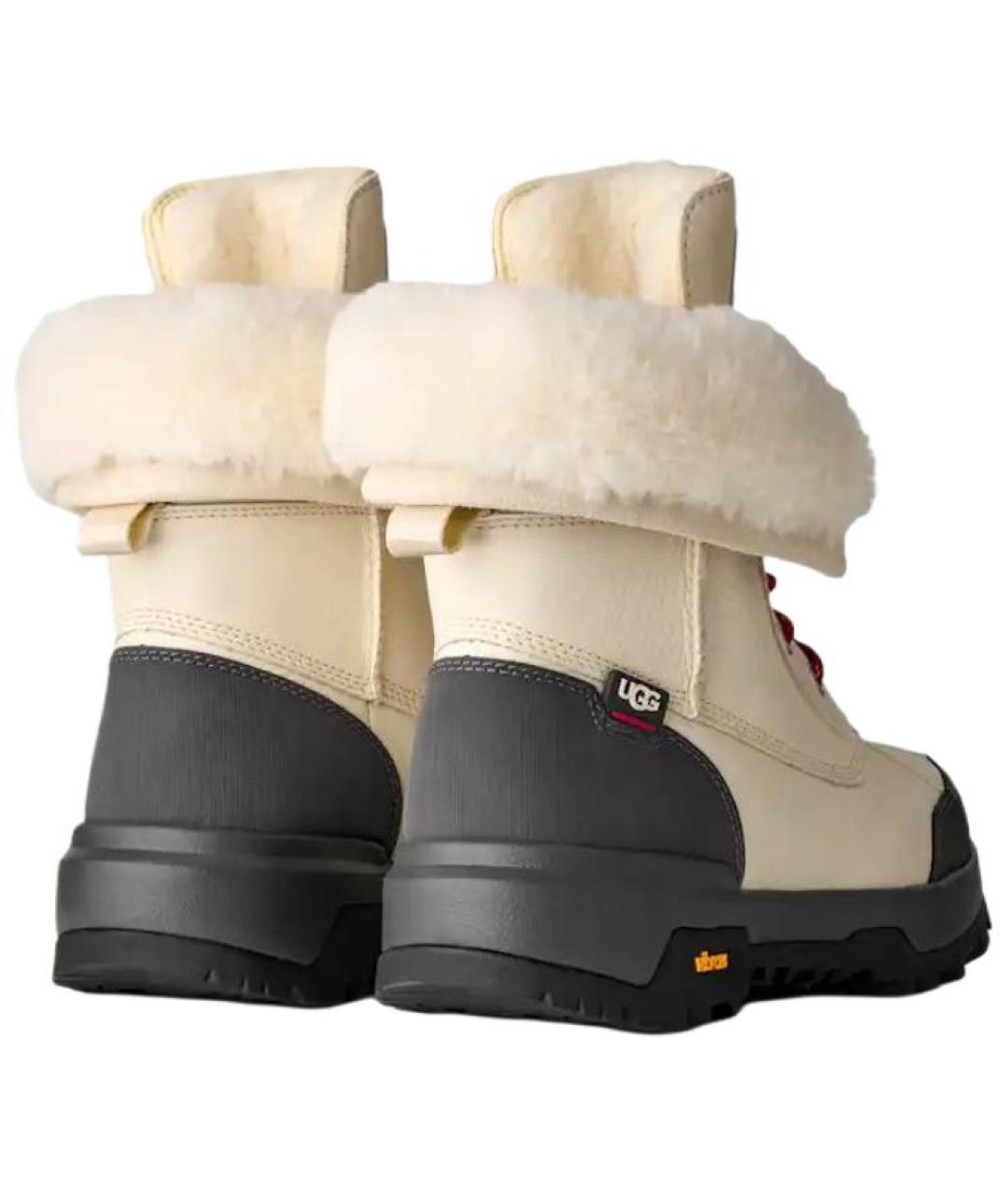 UGG AUSTRALIA Белые ботинки, фото 3