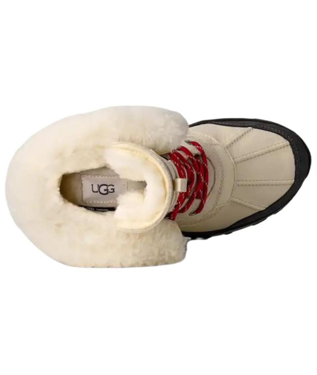 UGG AUSTRALIA Белые ботинки, фото 4