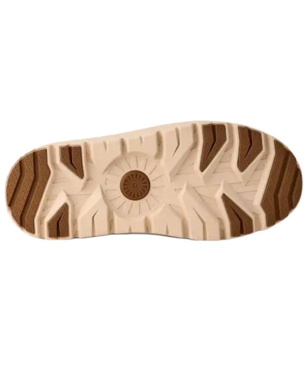 UGG AUSTRALIA Коричневые замшевые высокие ботинки, фото 6