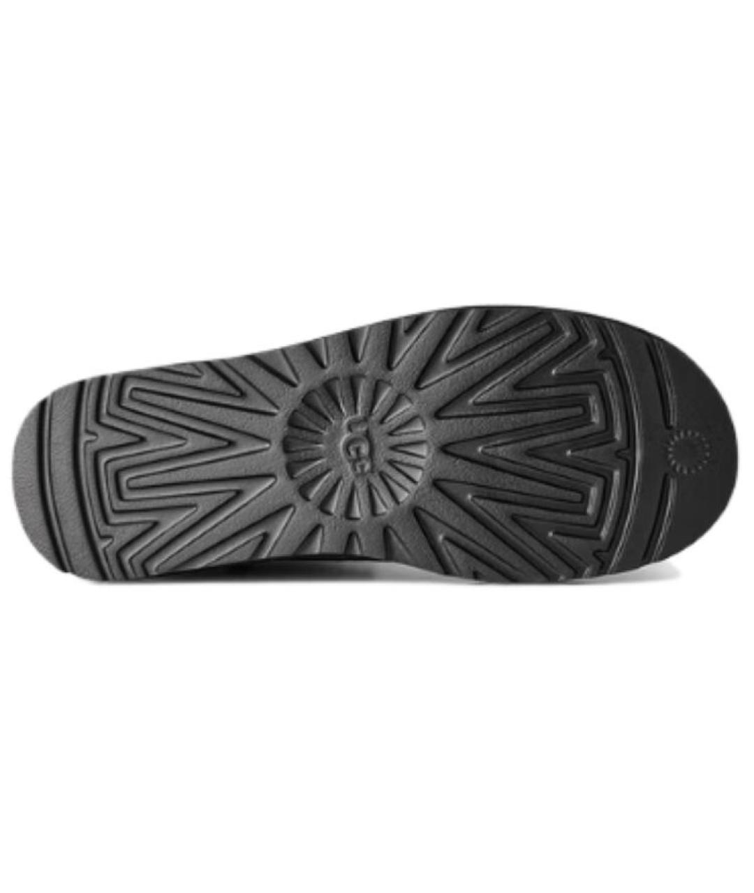 UGG AUSTRALIA Черные замшевые высокие ботинки, фото 6