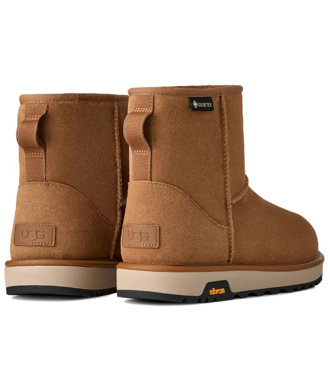 UGG AUSTRALIA Коричневые замшевые высокие ботинки, фото 4