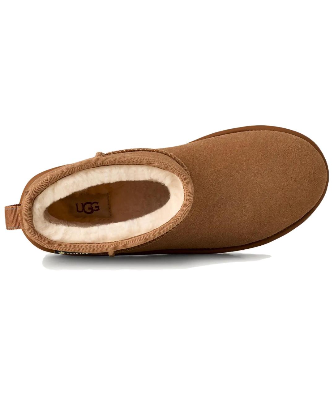 UGG AUSTRALIA Коричневые замшевые высокие ботинки, фото 5