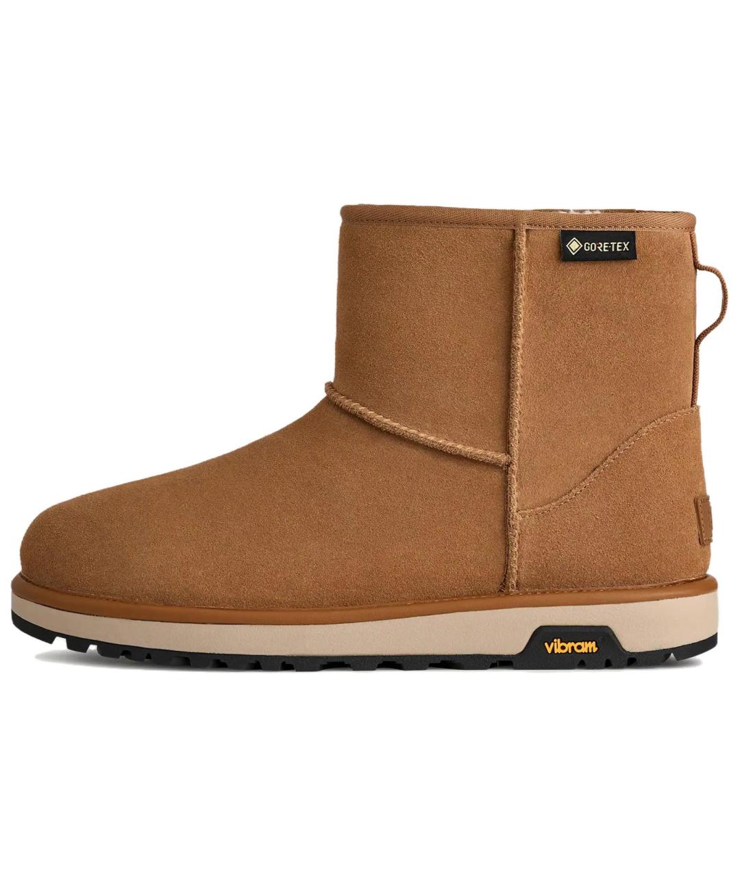 UGG AUSTRALIA Коричневые замшевые высокие ботинки, фото 7