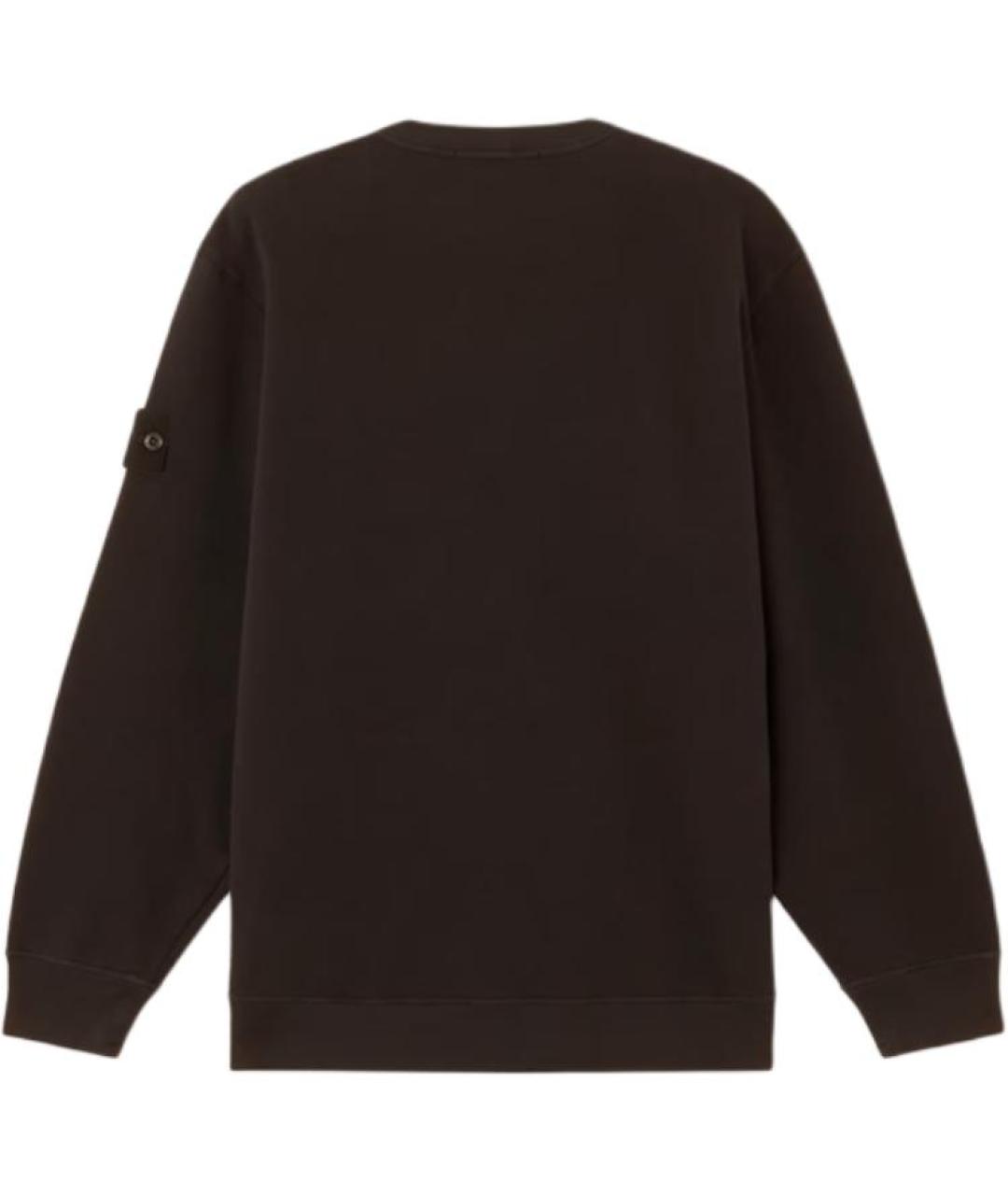 STONE ISLAND Коричневый шерстяной джемпер / свитер, фото 2