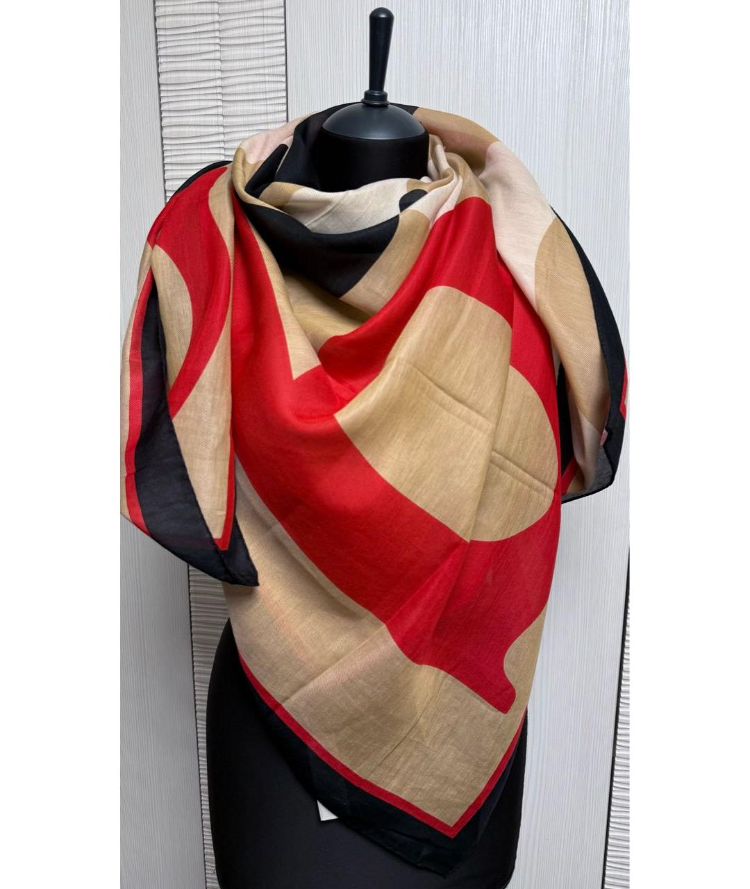 BURBERRY Мульти хлопковый платок, фото 6