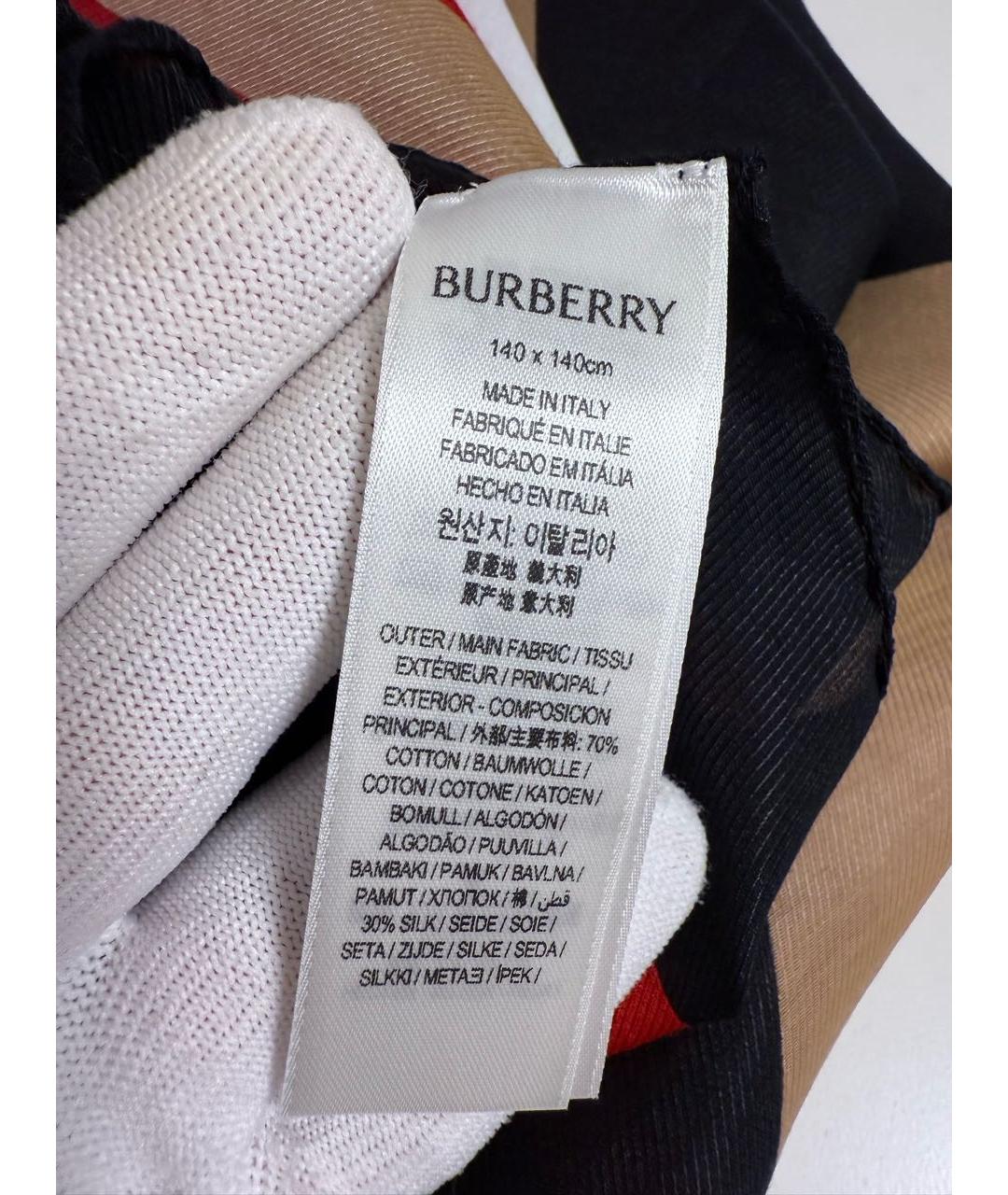 BURBERRY Мульти хлопковый платок, фото 7