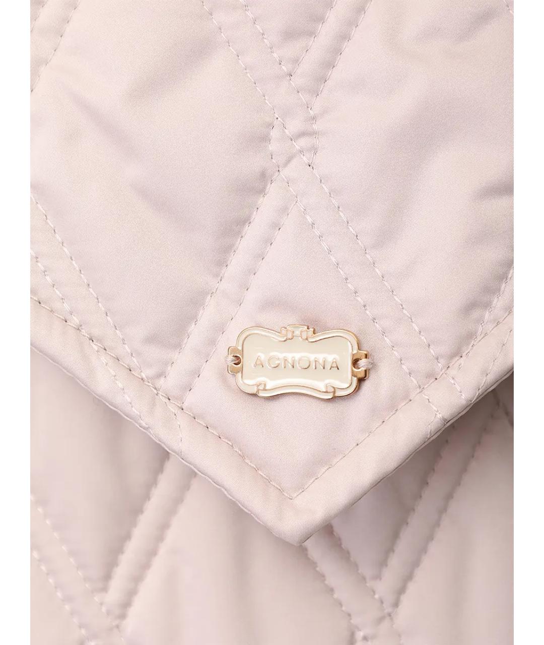 AGNONA Бежевая куртка, фото 5