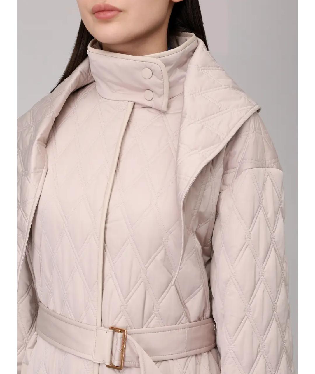 AGNONA Бежевый тренч/плащ, фото 4