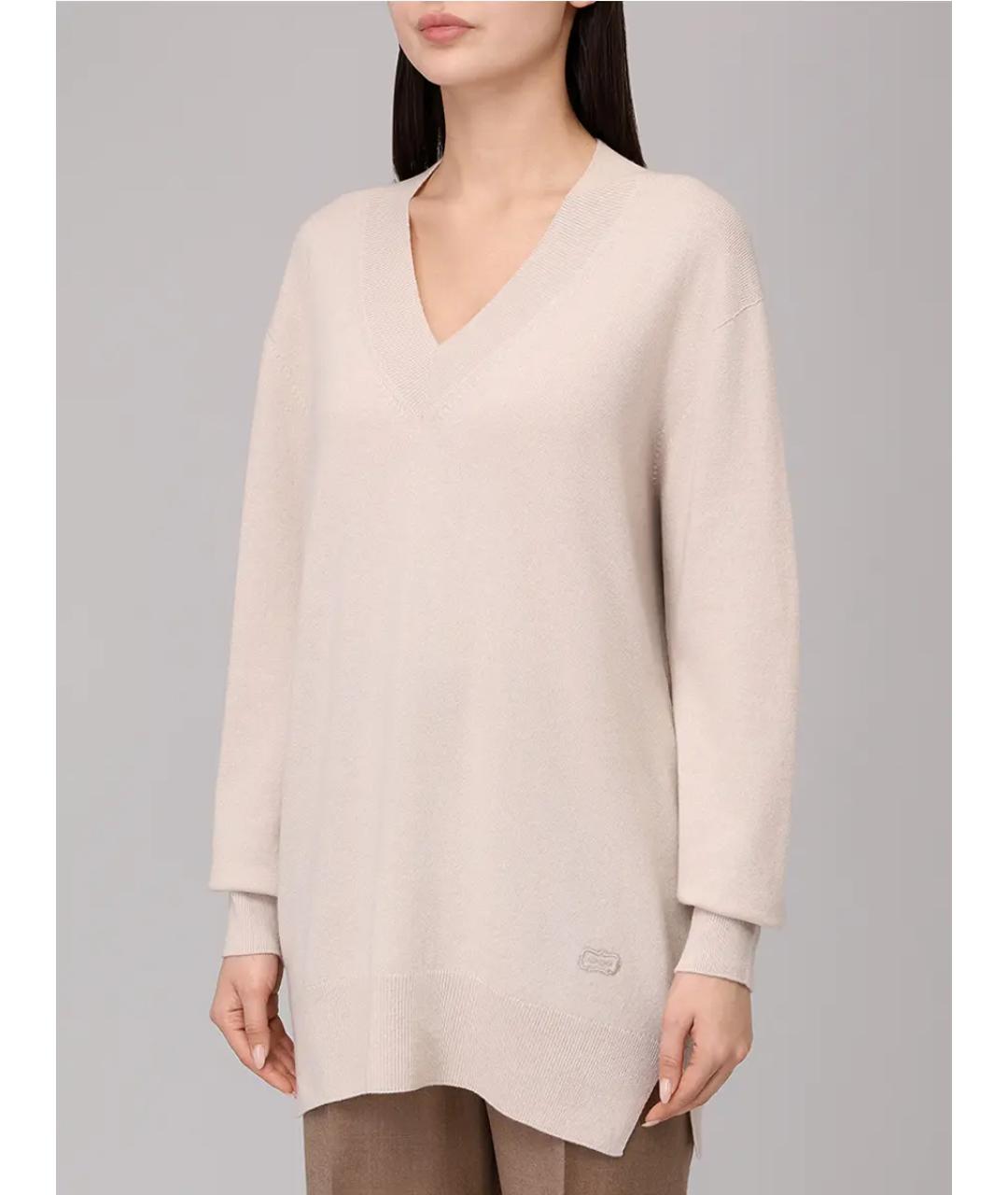 AGNONA Бежевый джемпер / свитер, фото 2