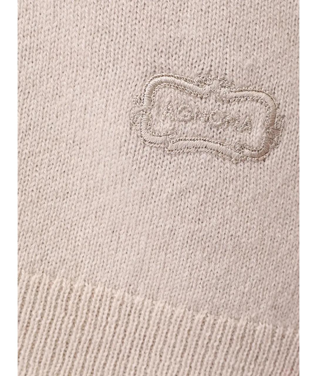 AGNONA Бежевый джемпер / свитер, фото 5