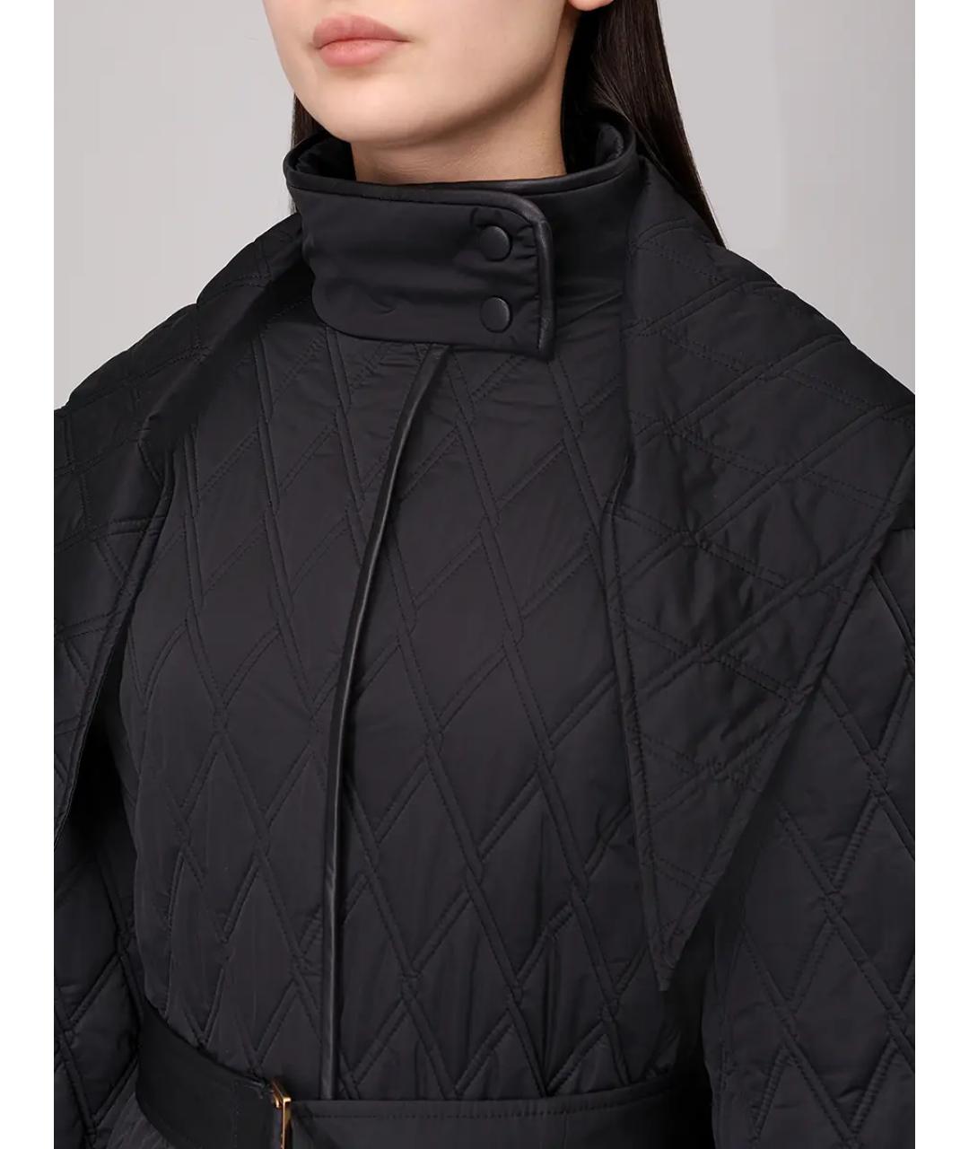 AGNONA Черный тренч/плащ, фото 4