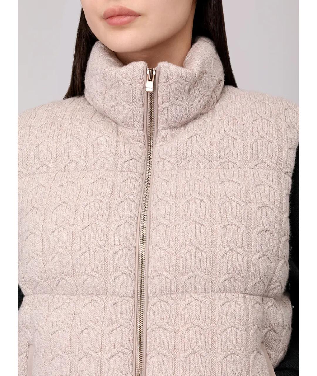 AGNONA Бежевый жилет, фото 5