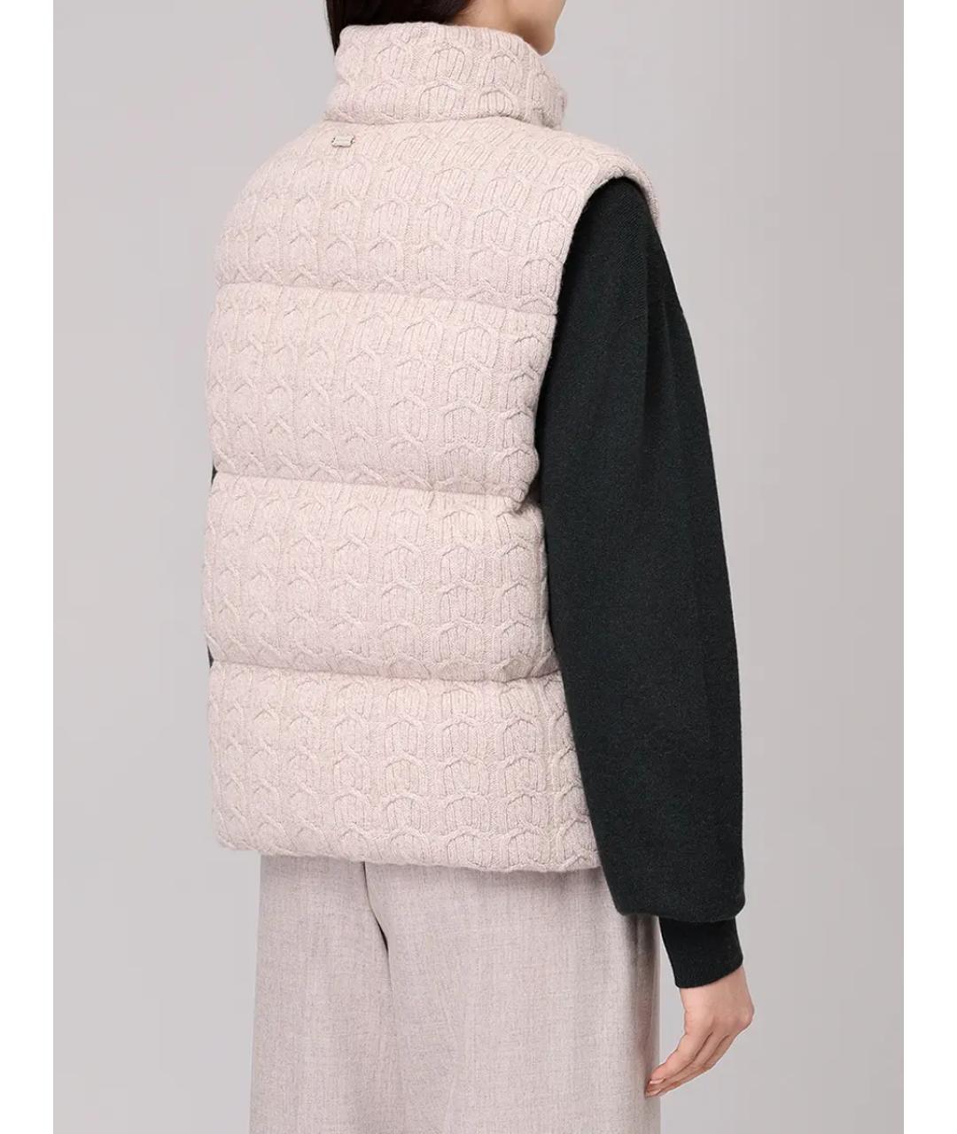 AGNONA Бежевый жилет, фото 3