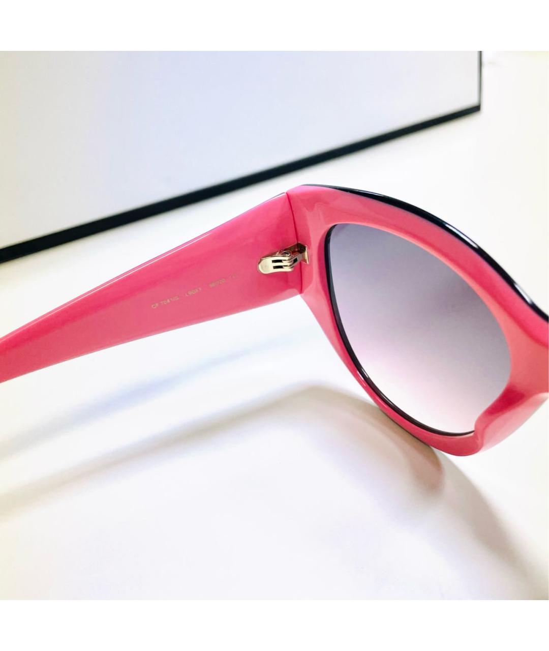 CHIARA FERRAGNI Черные пластиковые солнцезащитные очки, фото 5