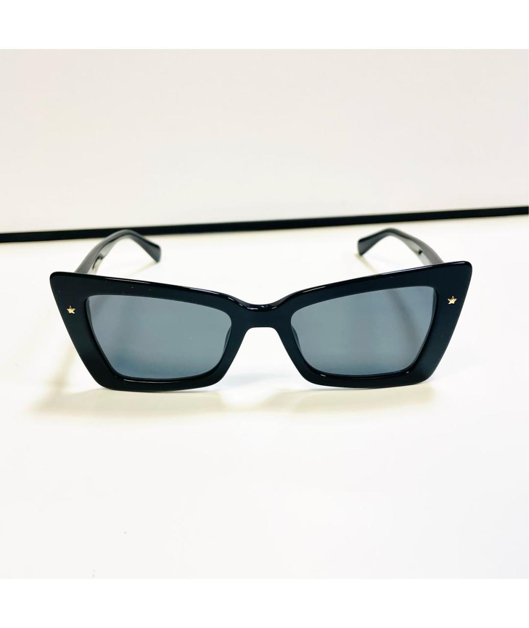 CHIARA FERRAGNI Черные пластиковые солнцезащитные очки, фото 5