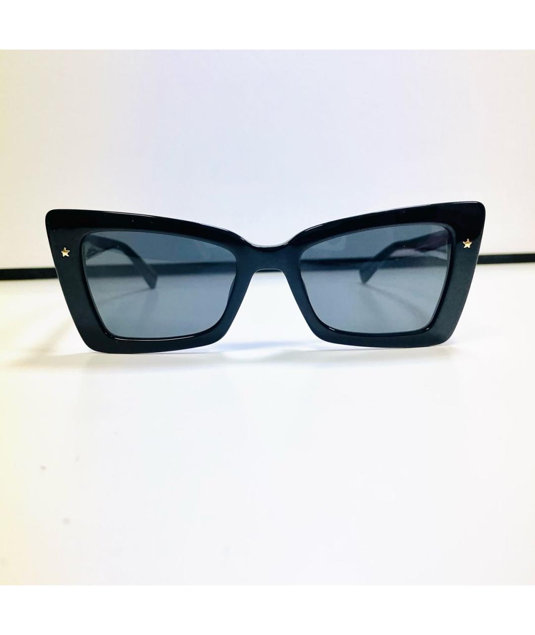 CHIARA FERRAGNI Черные пластиковые солнцезащитные очки, фото 4