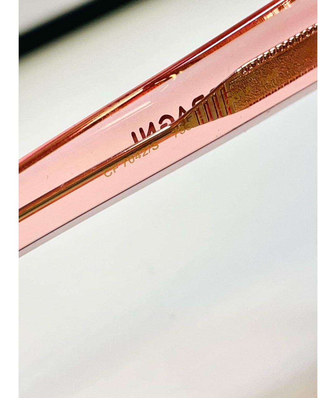 CHIARA FERRAGNI Розовые пластиковые солнцезащитные очки, фото 4