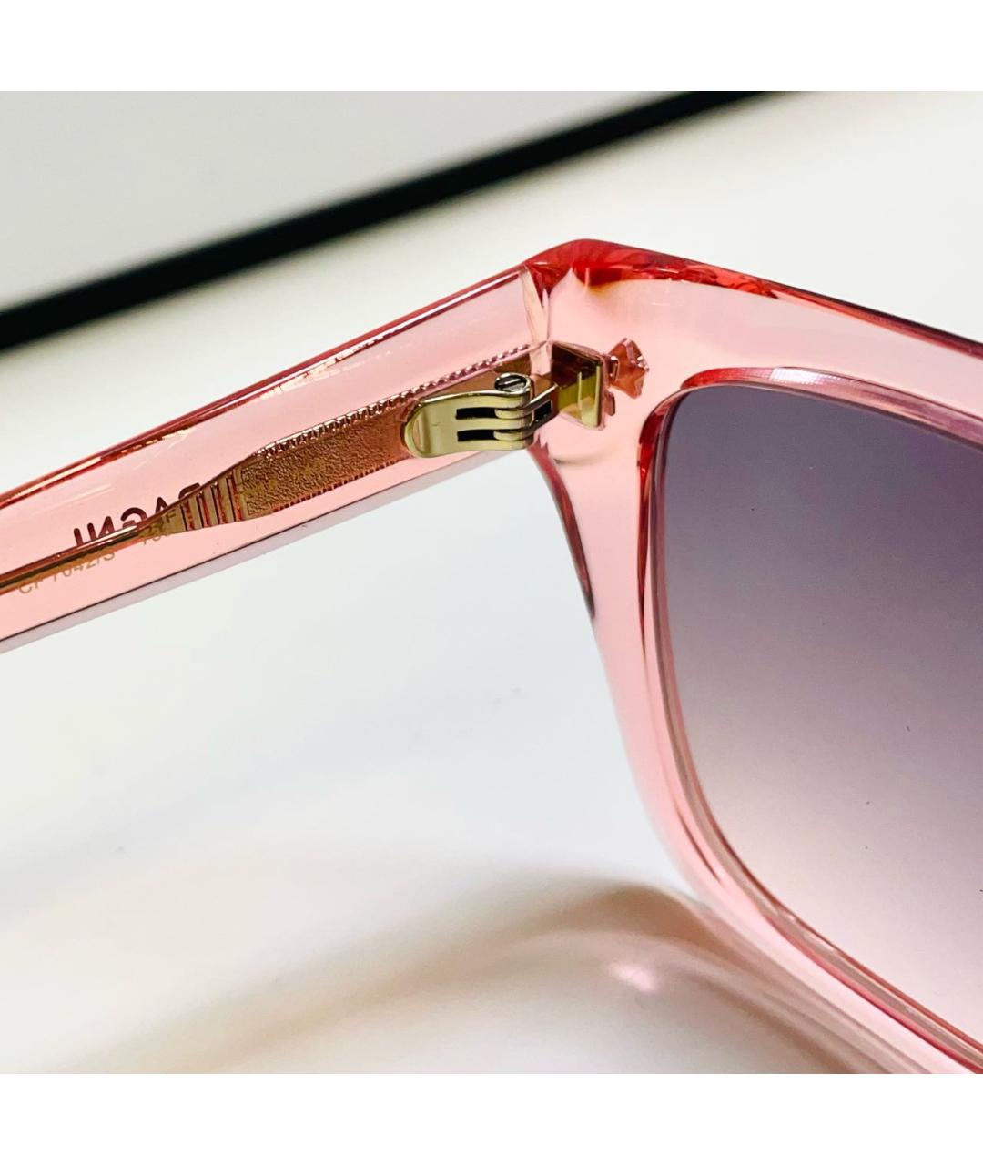 CHIARA FERRAGNI Розовые пластиковые солнцезащитные очки, фото 5