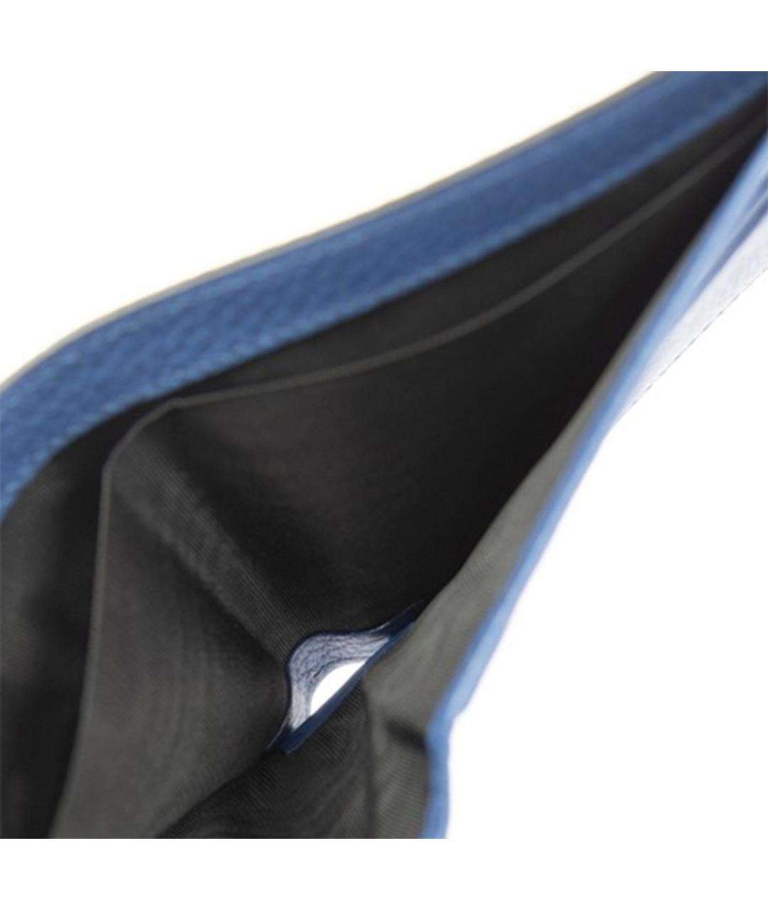 GUCCI Черный кожаный кошелек, фото 5