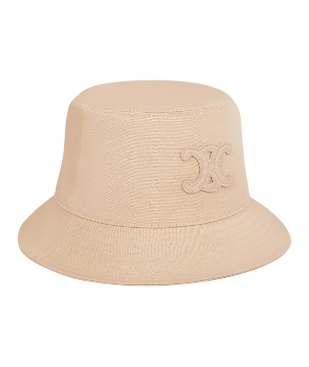 CELINE Бежевая хлопковая панама, фото 2