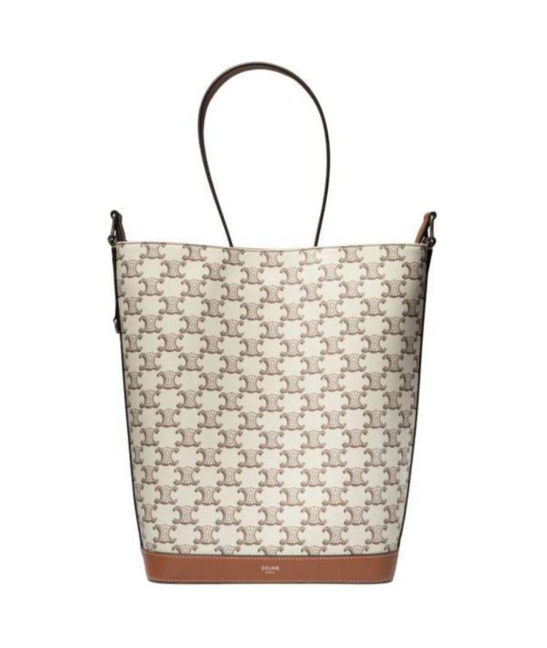 CELINE Бежевая сумка на плечо, фото 1