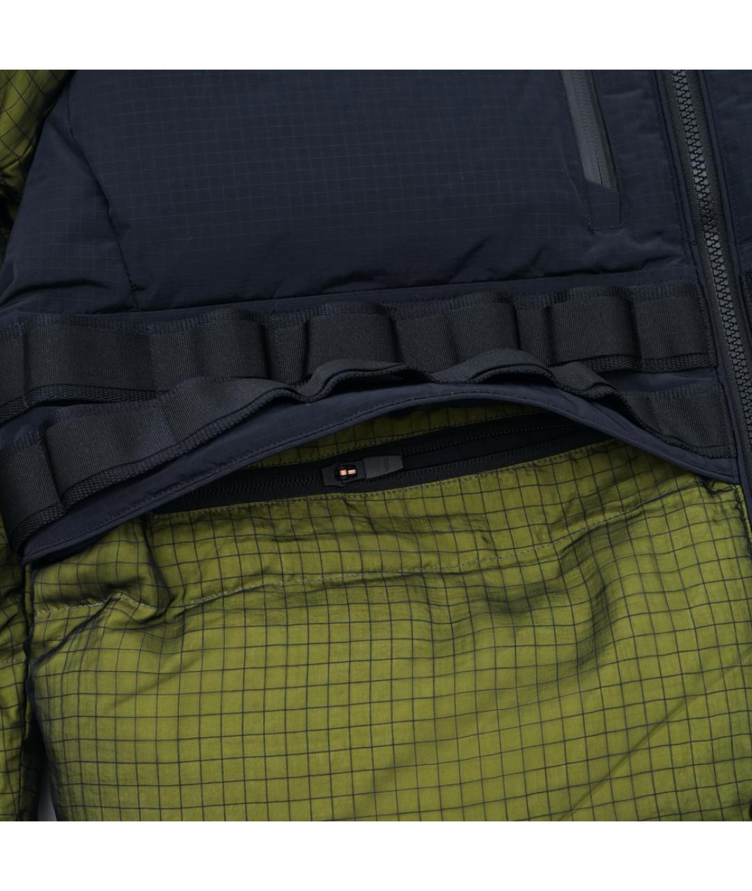 NEMEN Черный полиамидовый пуховик, фото 3