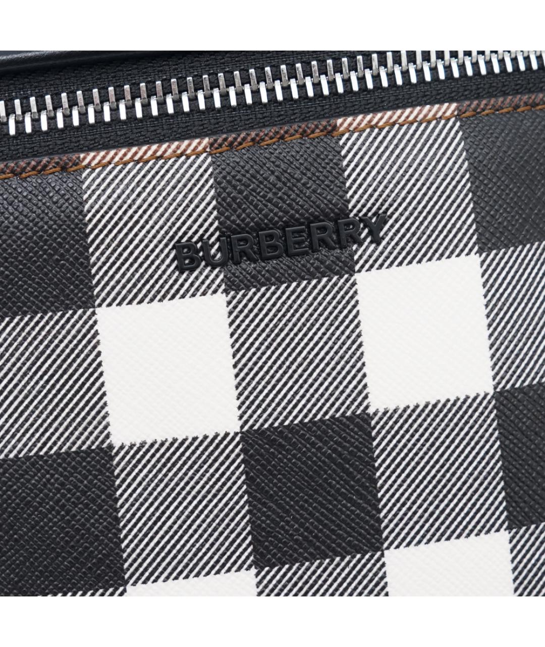 BURBERRY Коричневая кожаная поясная сумка, фото 2