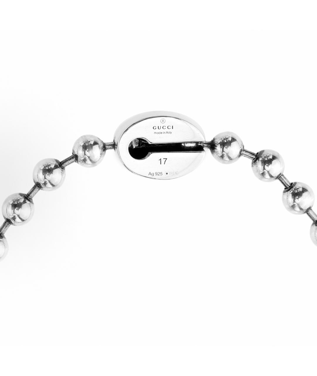 GUCCI Серебрянный серебряный браслет, фото 5