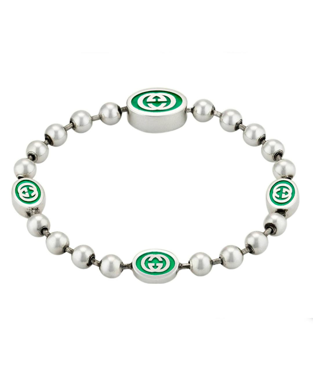 GUCCI Серебрянный серебряный браслет, фото 1