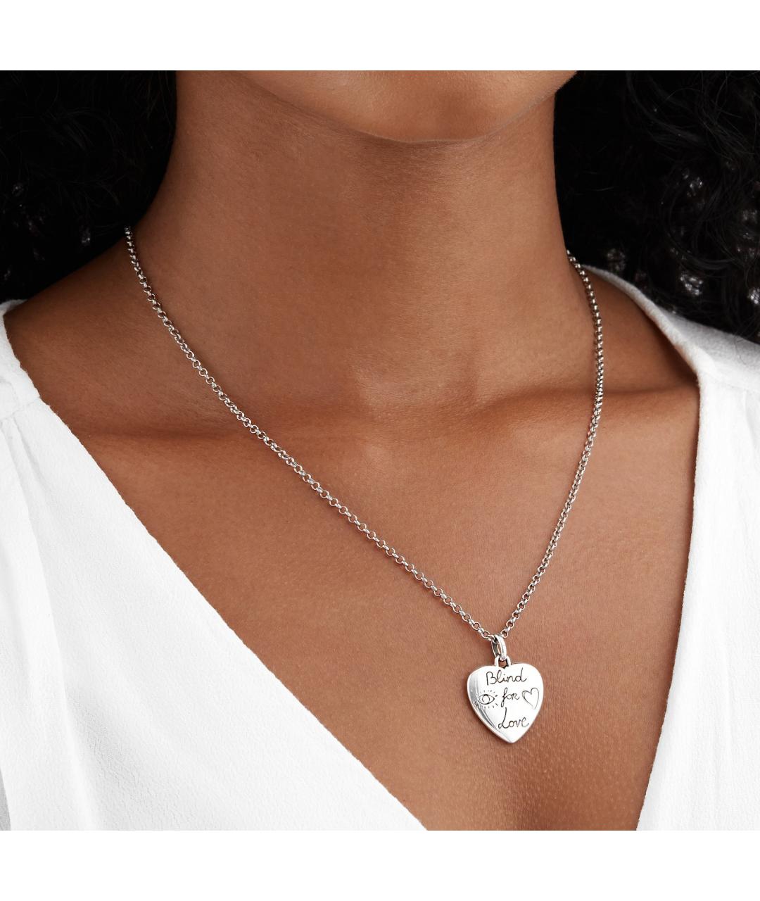 GUCCI Серебрянный серебряный кулон, фото 6