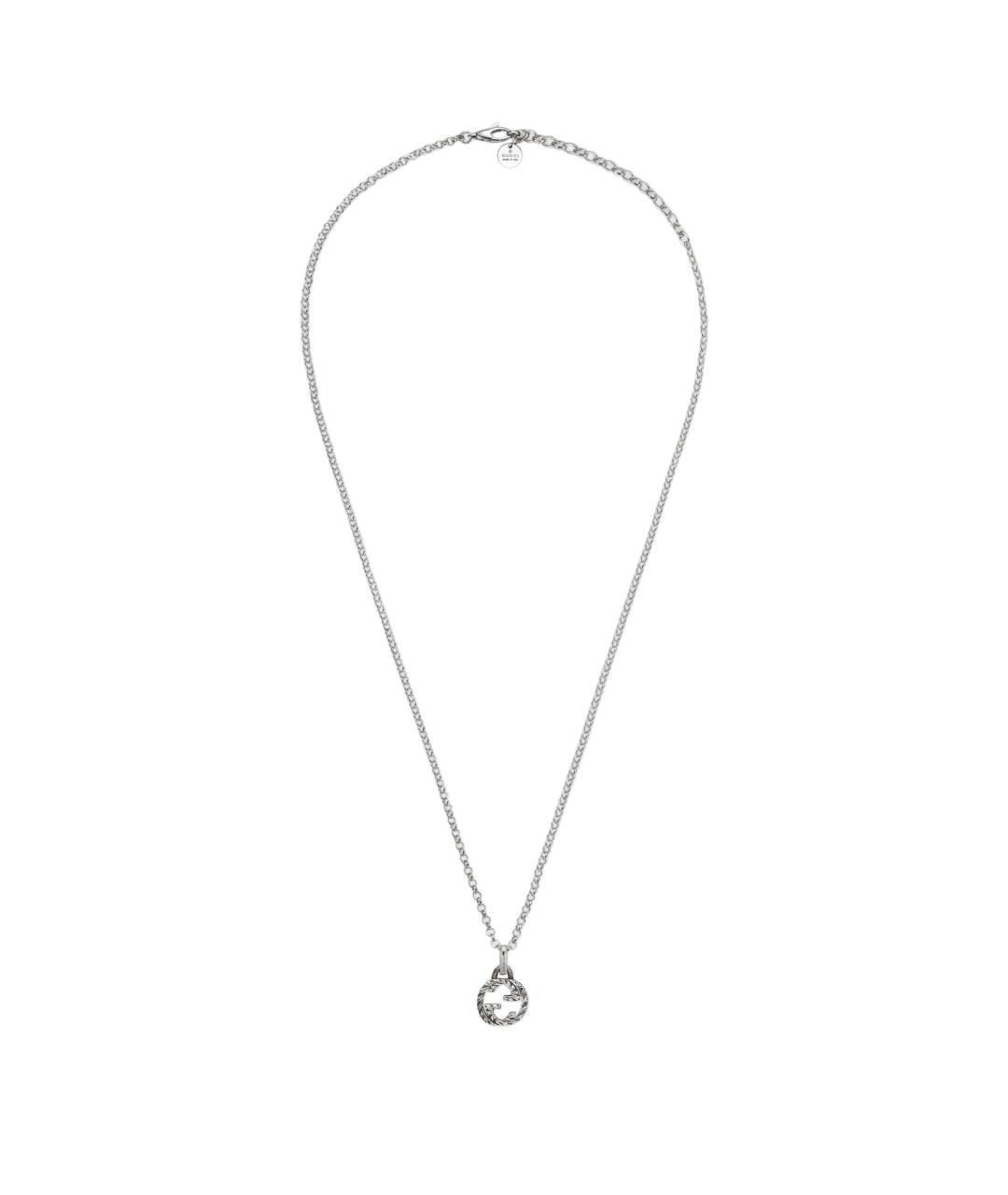 GUCCI Серебряная серебряная цепочка/подвеска, фото 1