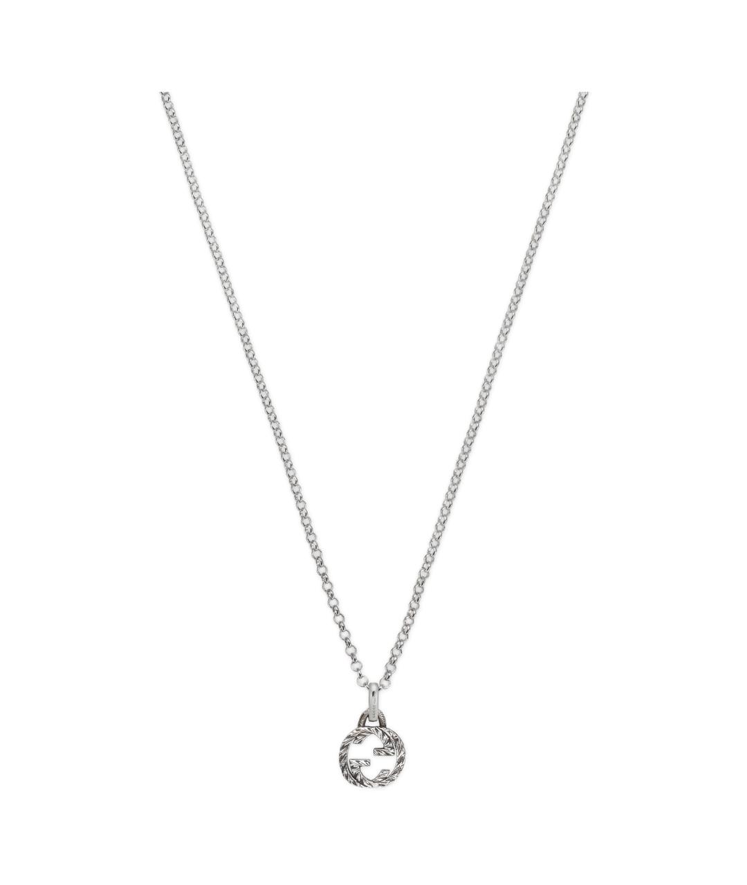 GUCCI Серебряная серебряная цепочка/подвеска, фото 2