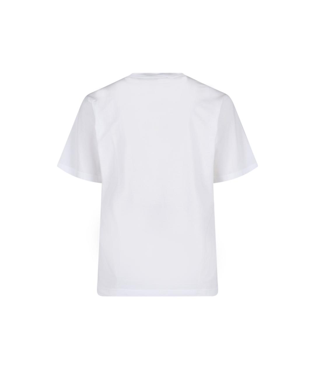 DOLCE&GABBANA Белая хлопковая футболка, фото 2