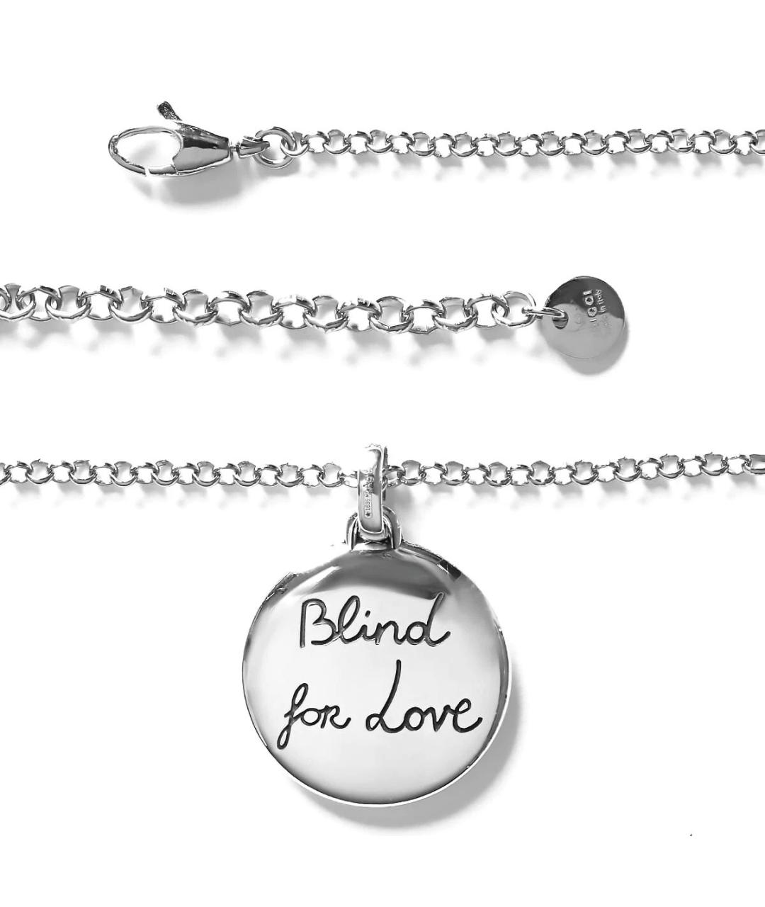 GUCCI Серебряная серебряная цепочка/подвеска, фото 4