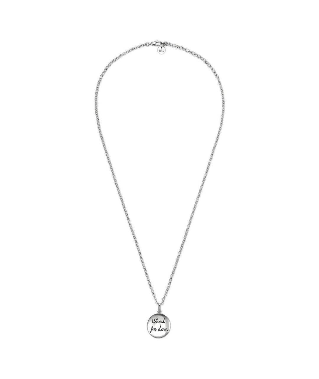 GUCCI Серебряная серебряная цепочка/подвеска, фото 2