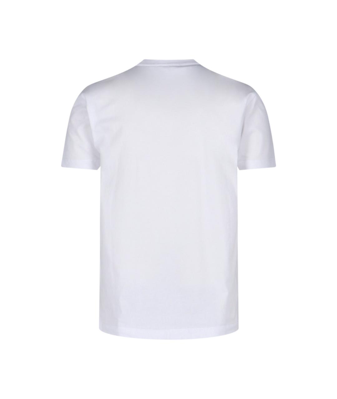 VERSACE Белая хлопковая футболка, фото 2