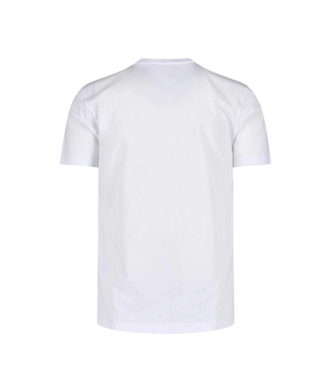 VERSACE Белая хлопковая футболка, фото 2