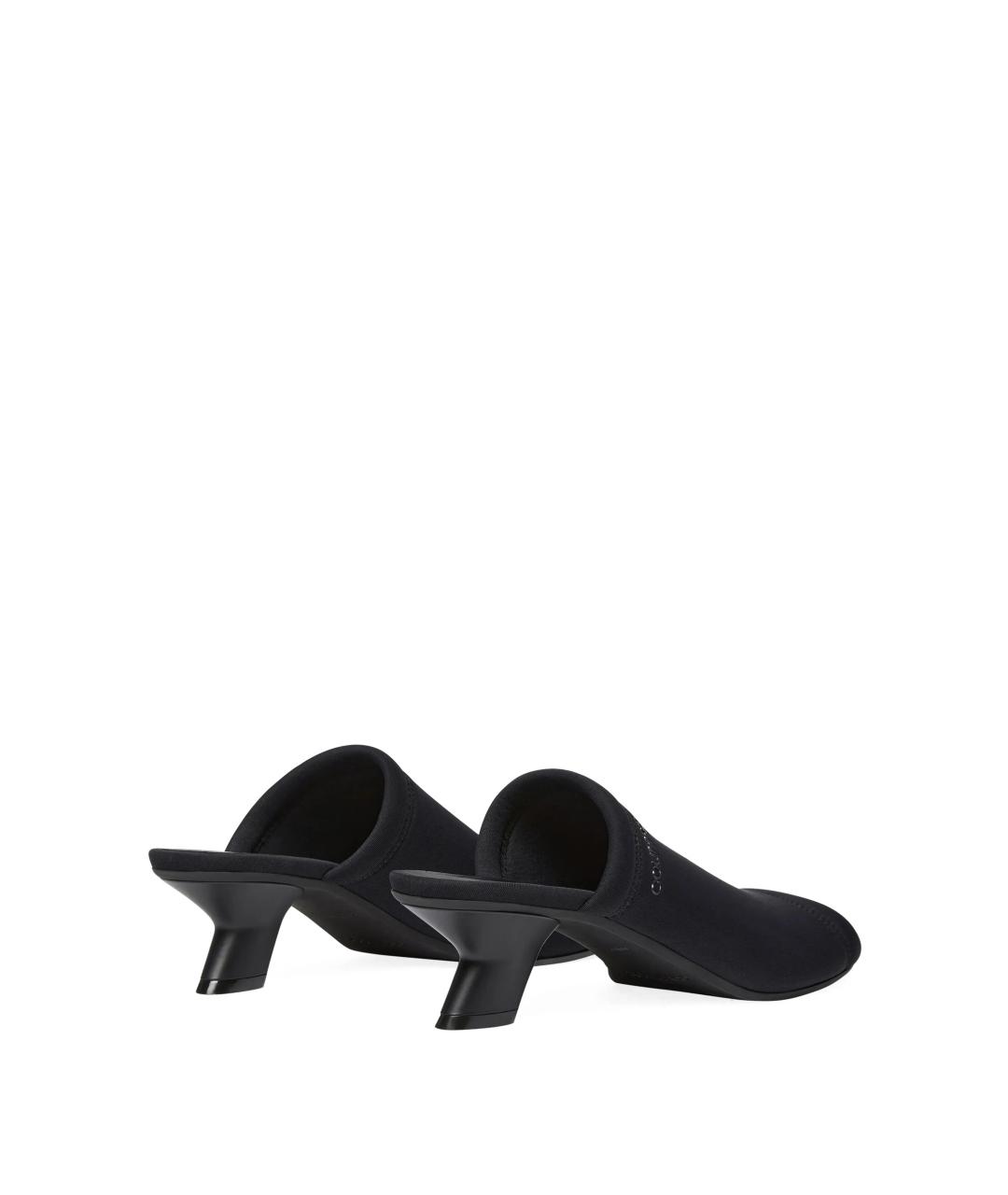 COURREGES Черные кожаные мюли, фото 3