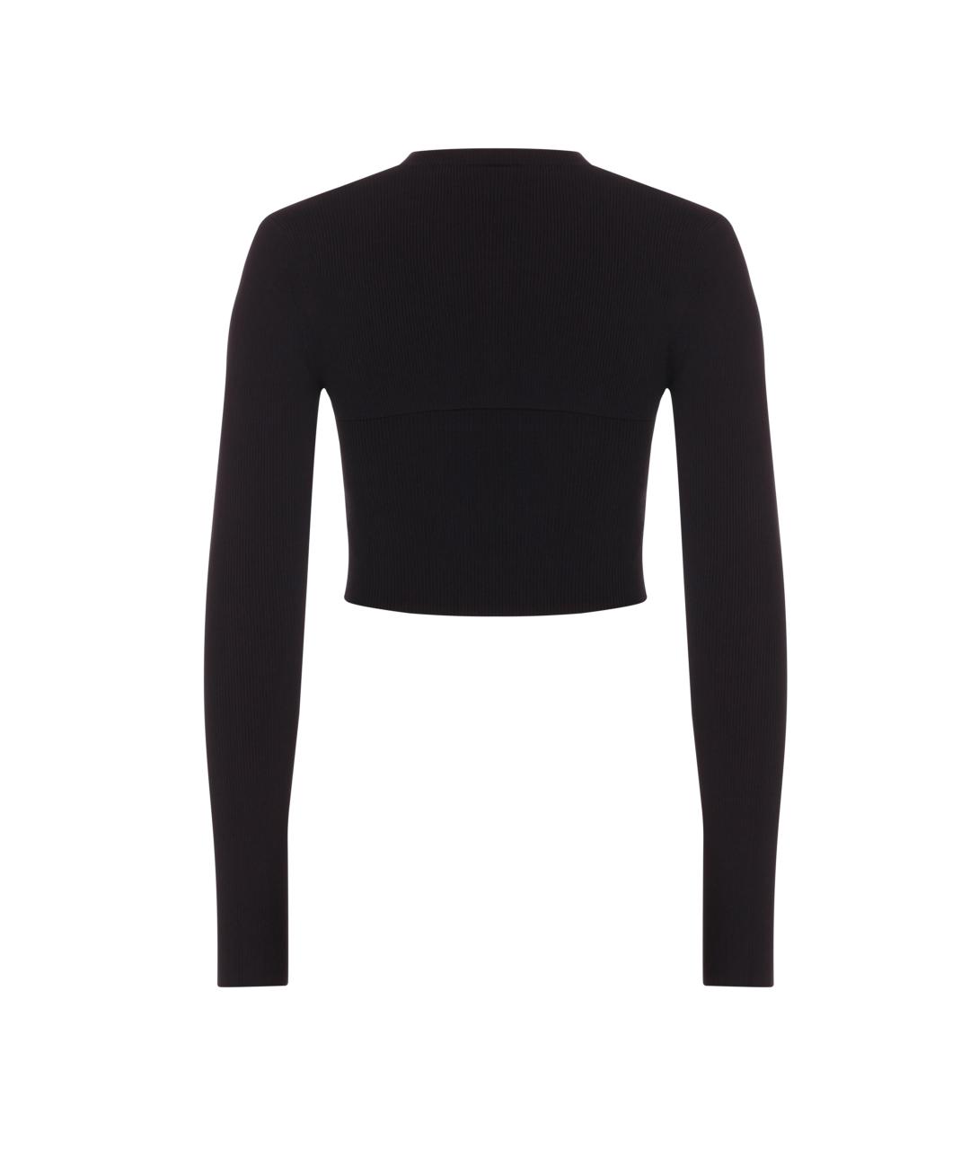 ALEXANDER WANG Черный вискозный кардиган, фото 2