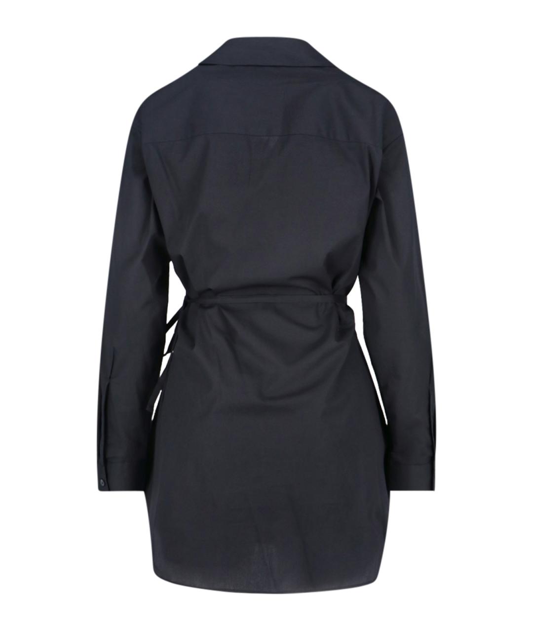 DIESEL Черное хлопковое платье, фото 2