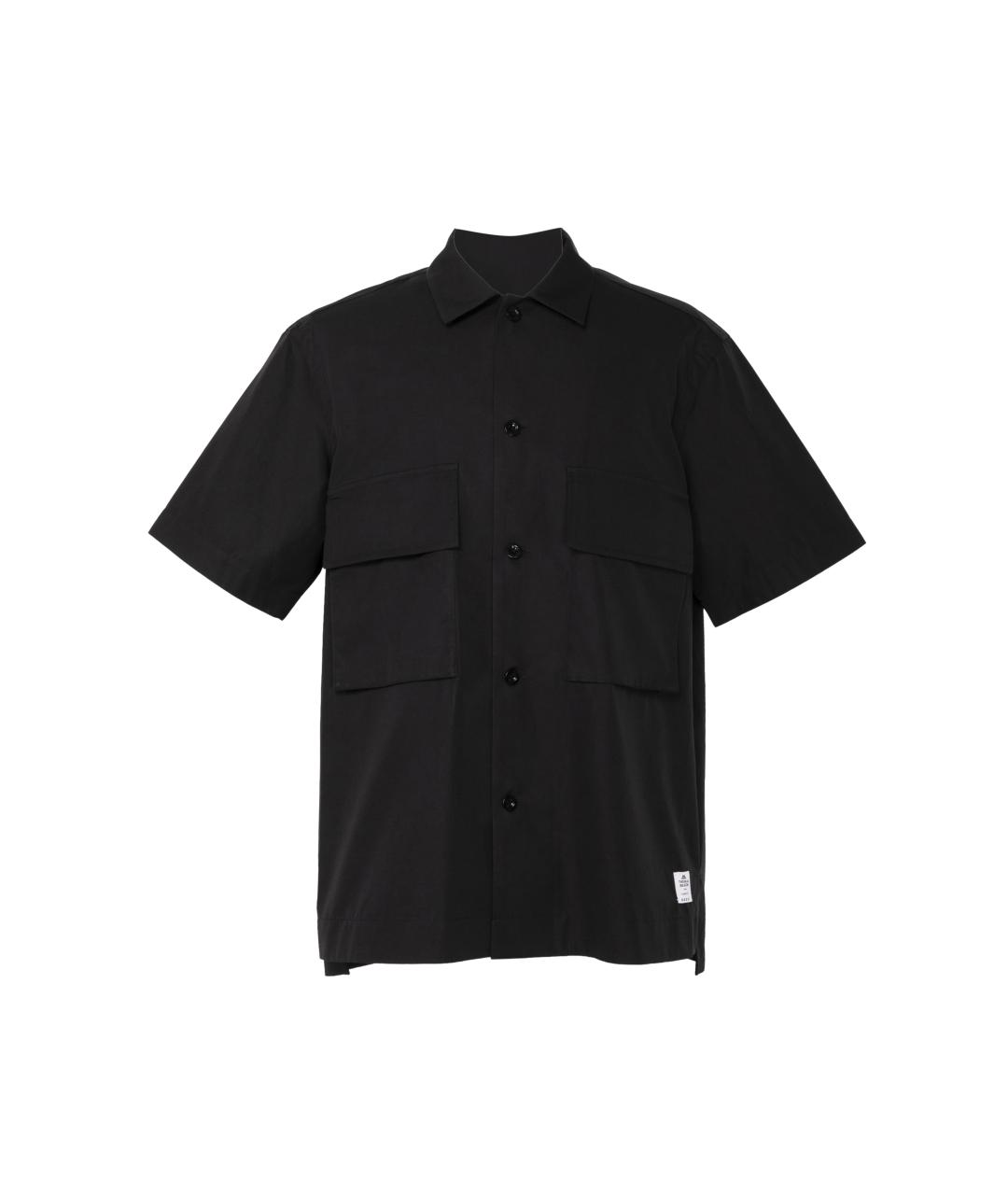 SACAI Черная хлопковая кэжуал рубашка, фото 1